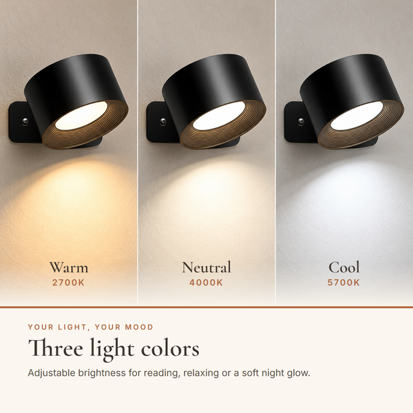 Cordless Rechargeable Wall Lamp