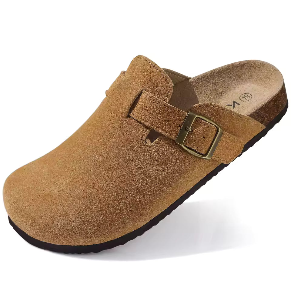 Cork Wedge Sandal - Brown