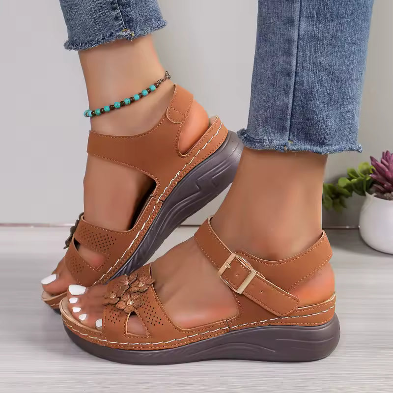 Wide Fit Ankle Wrap Sandal - view 5