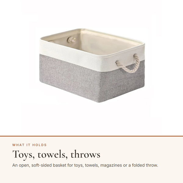 Foldable Storage Basket, Large