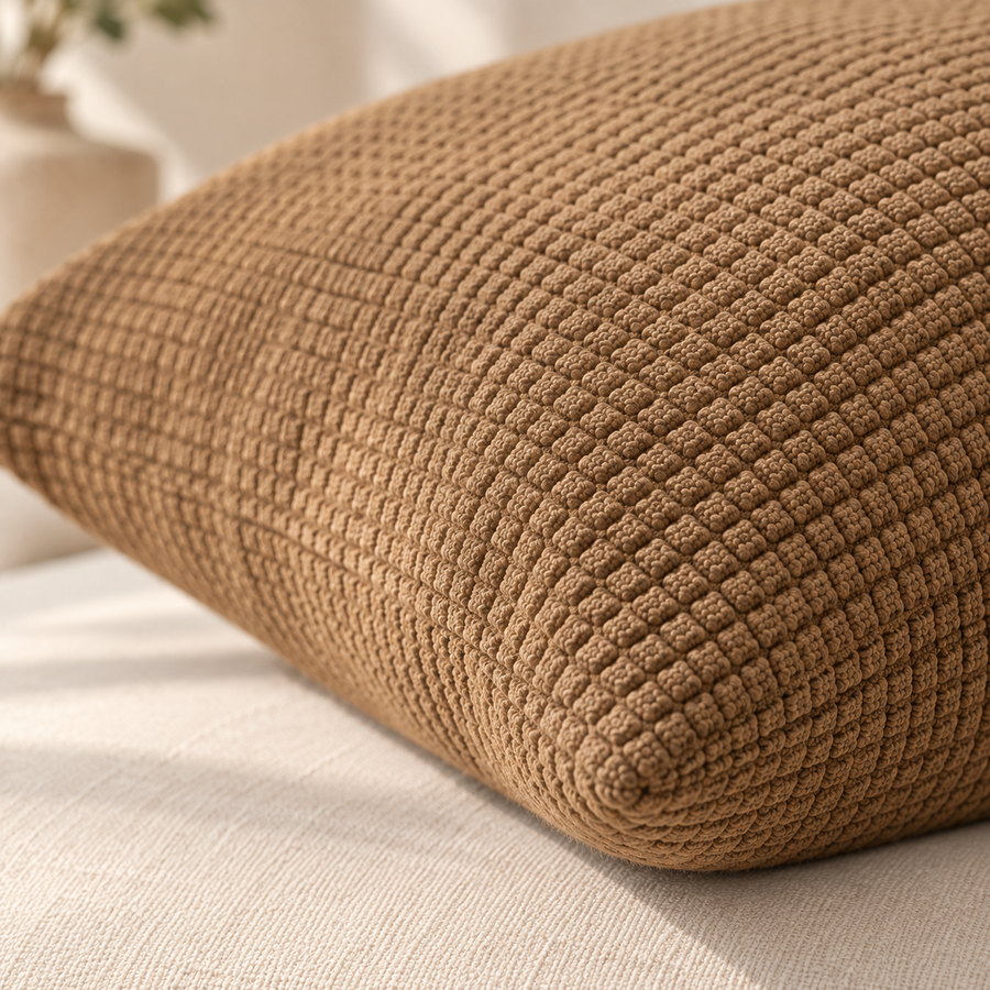 Textured Throw Pillow Cover, 18x18