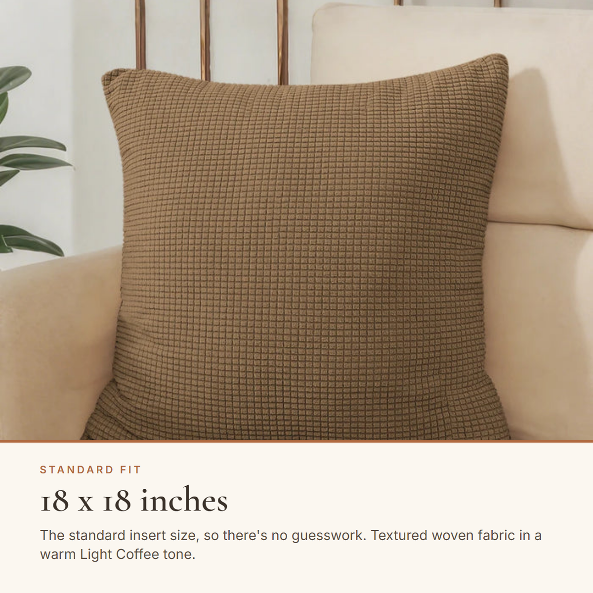 Size and material details